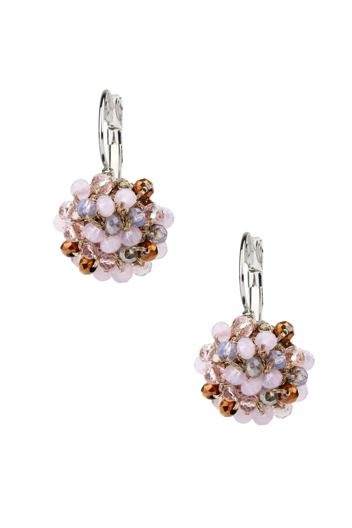 Raspberry Drop Earrings