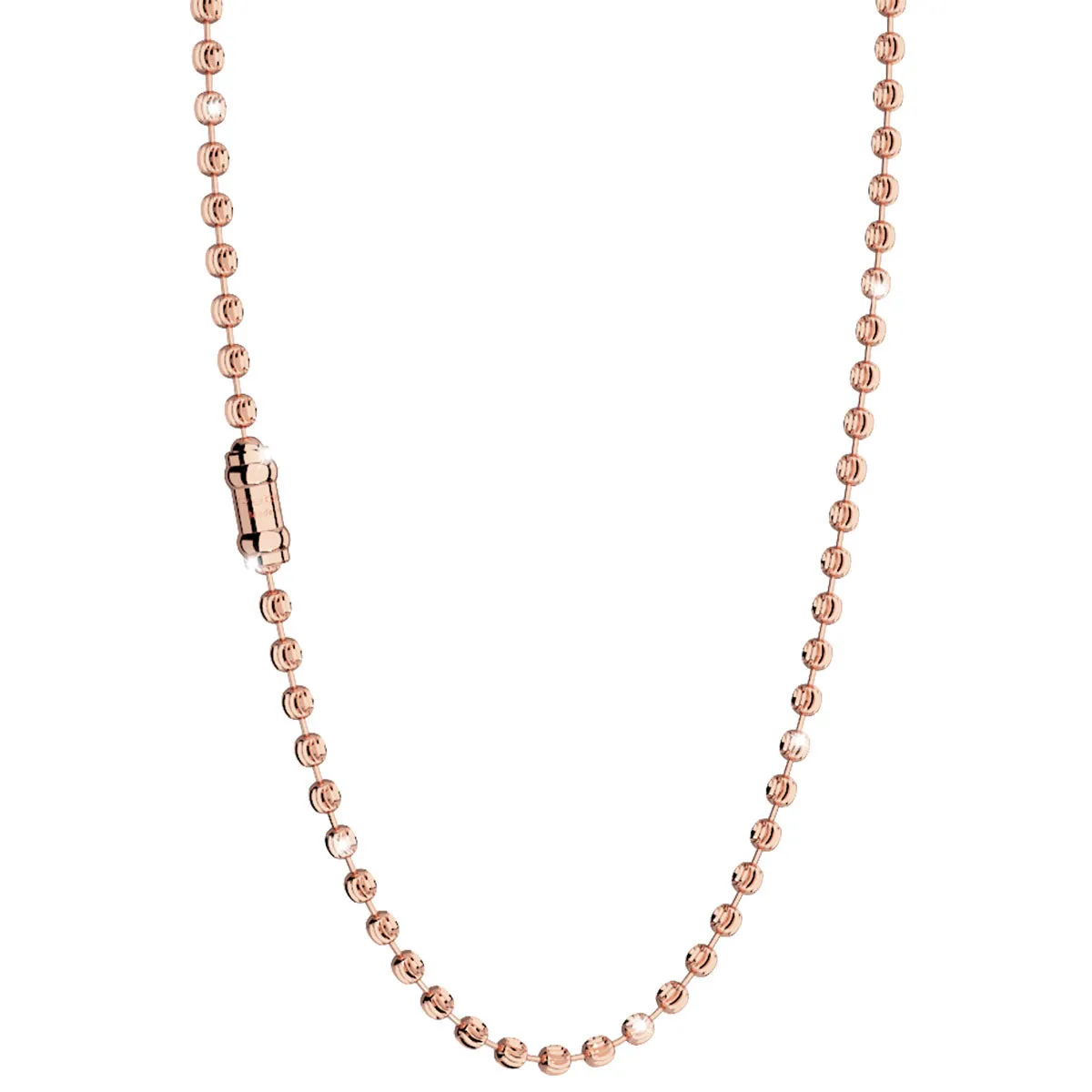 Rebecca My World Diamond Cut Rose Gold Necklace