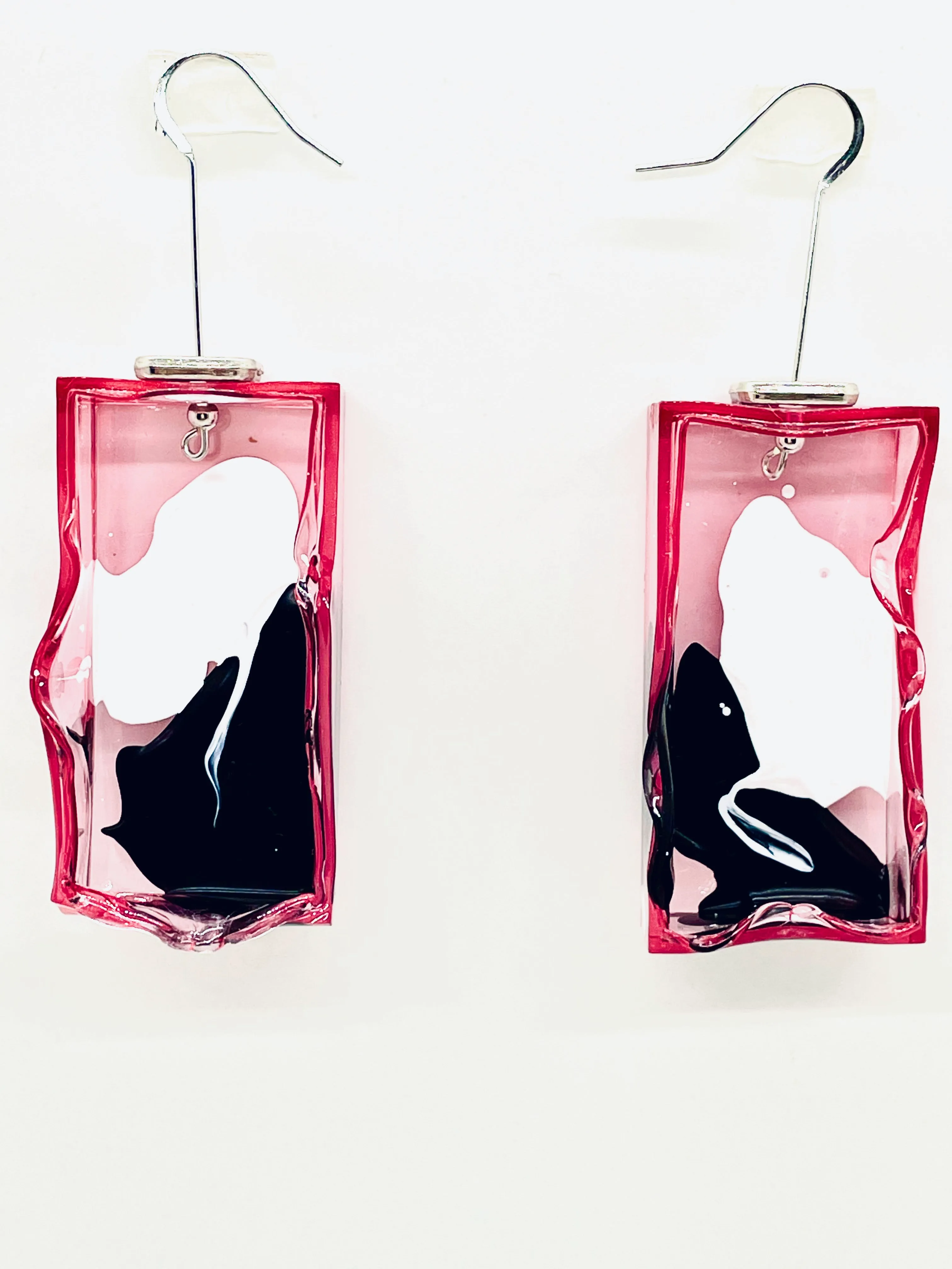 Red Drop Node Earrings_01