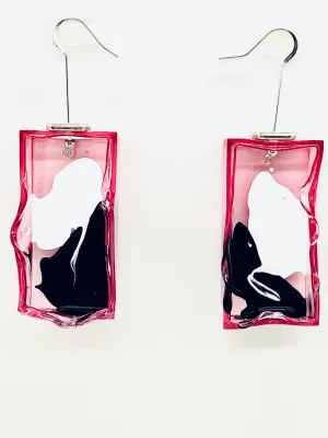 Red Drop Node Earrings_01