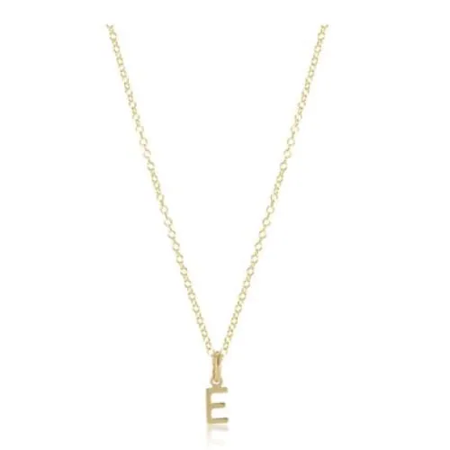 RESPECT INITIAL CHARM NECKLACE