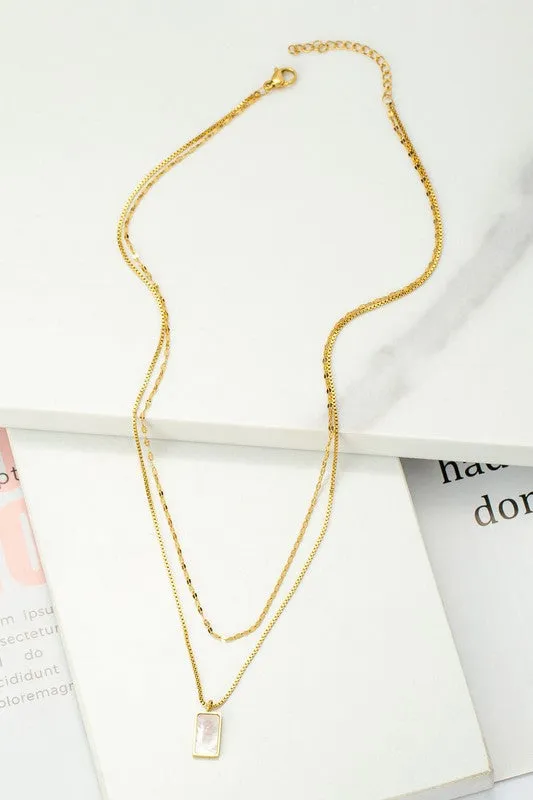 RESTOCK Gold Dainty Necklace