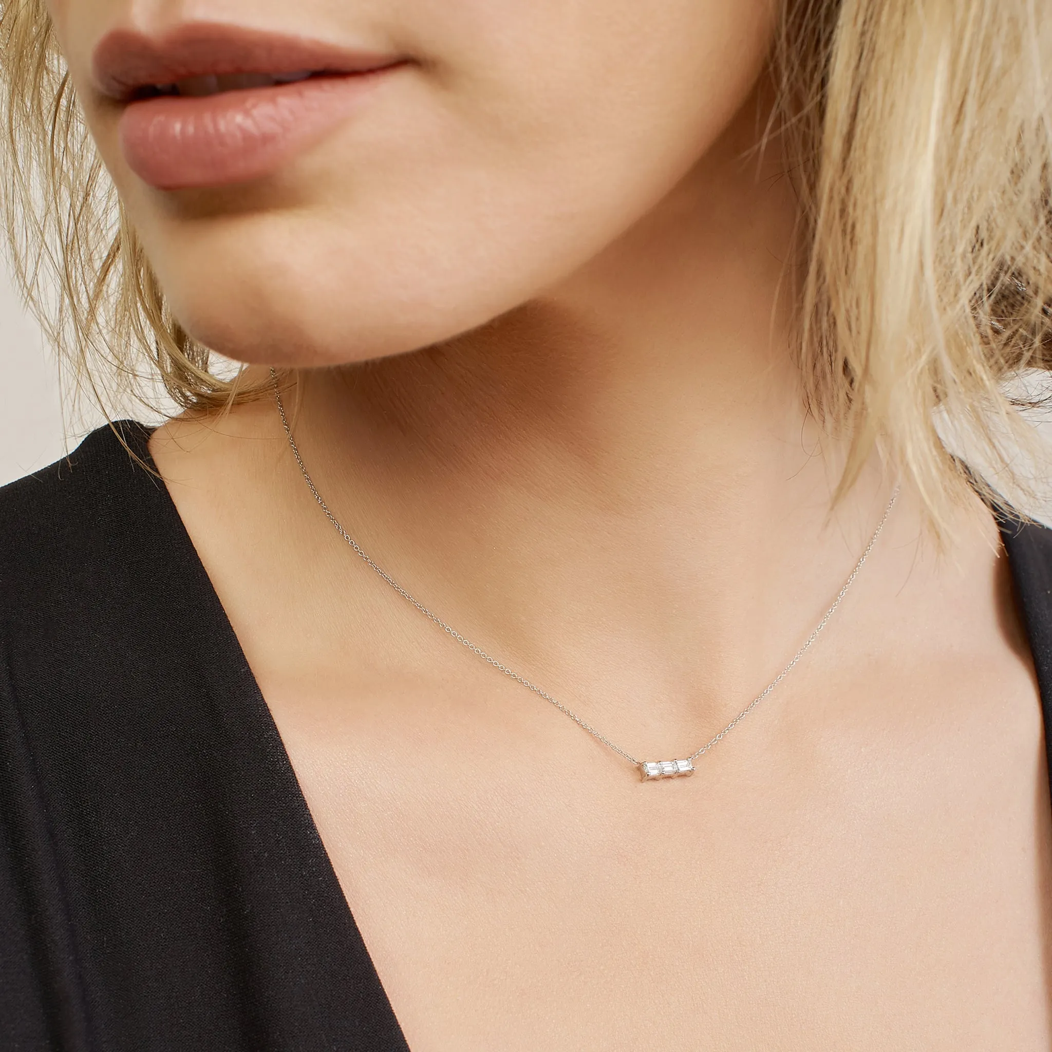 Rhea Necklace | White Diamond