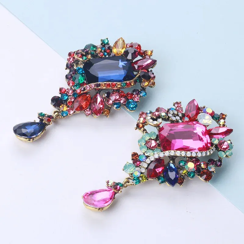Rhinestone Brooch Anti-fading Pin