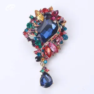 Rhinestone Brooch Anti-fading Pin