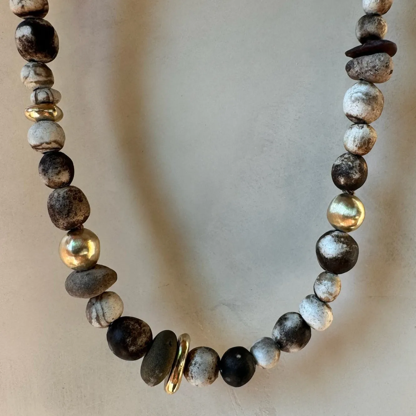 Rock Rakú Necklace