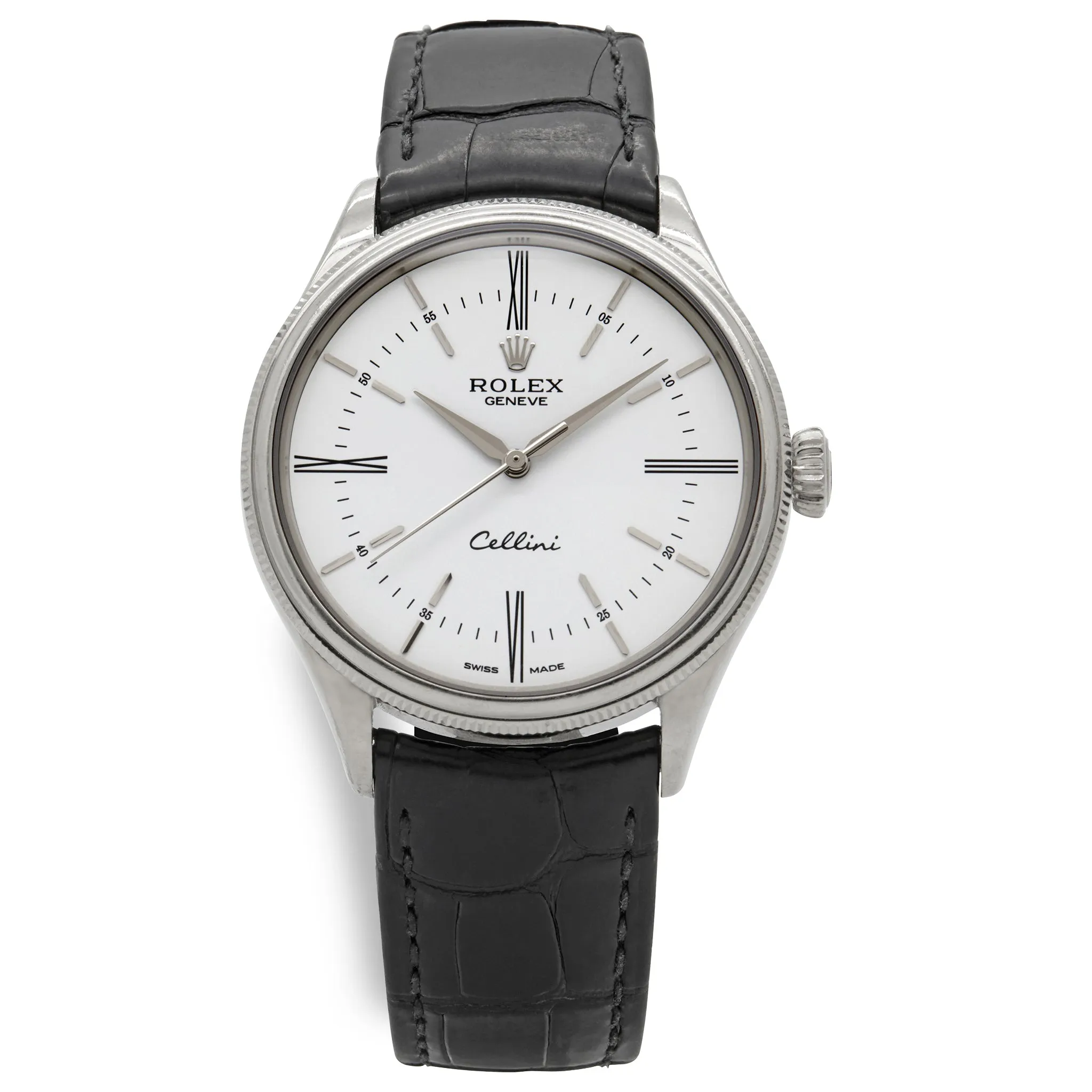Rolex Cellini Time 50509 White Dial Automatic Men's Watch