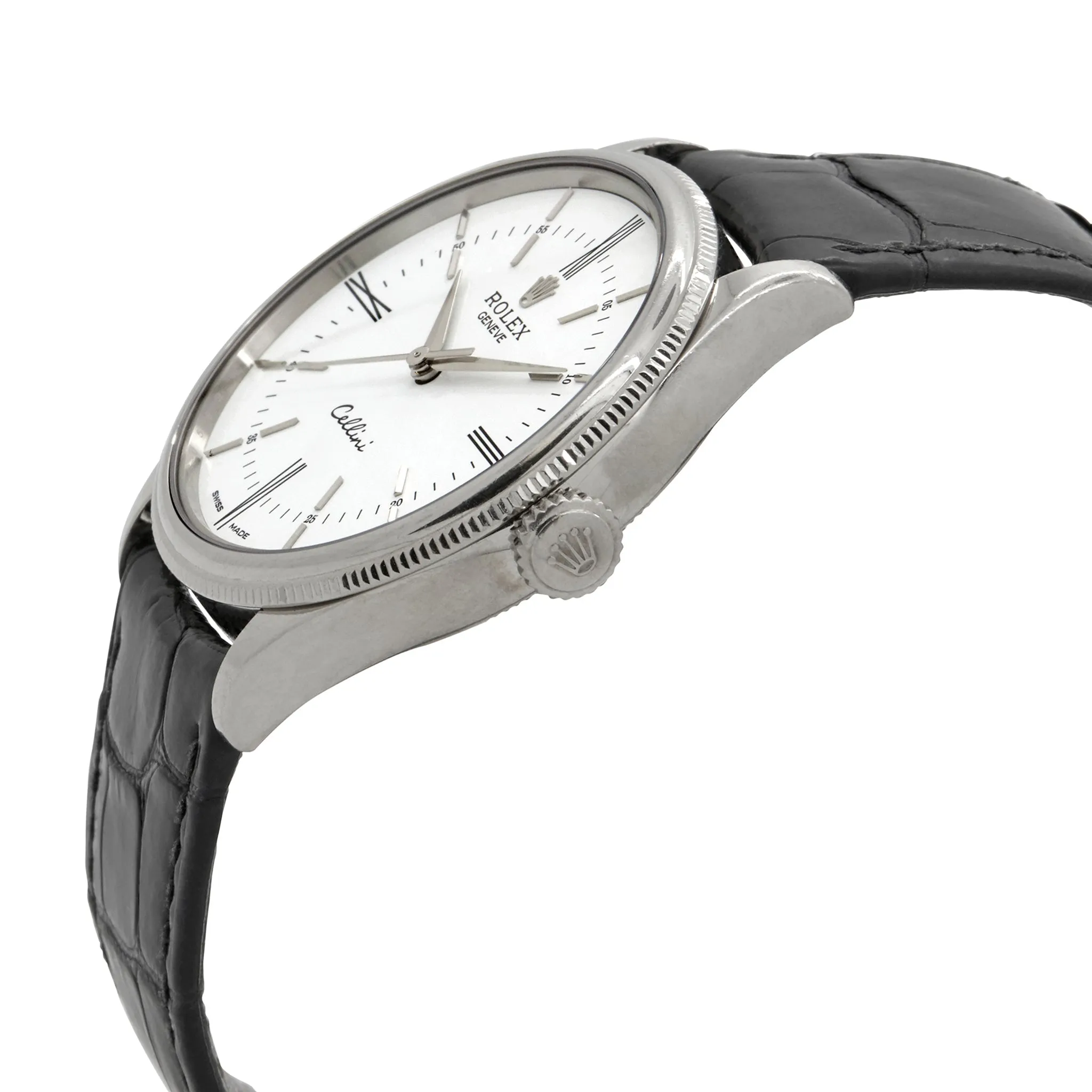 Rolex Cellini Time 50509 White Dial Automatic Men's Watch