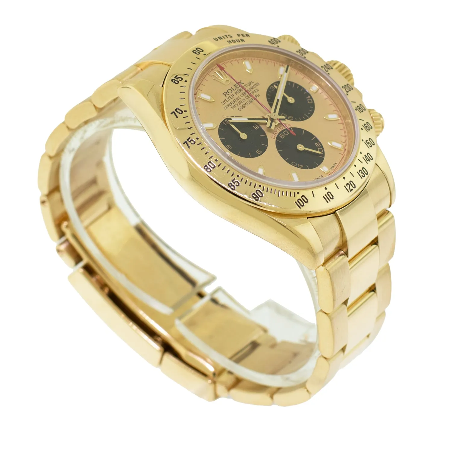 Rolex Daytona 40mm 18K Yellow Gold Champagne Paul Newman Dial & Yellow Gold Bezel 116528
