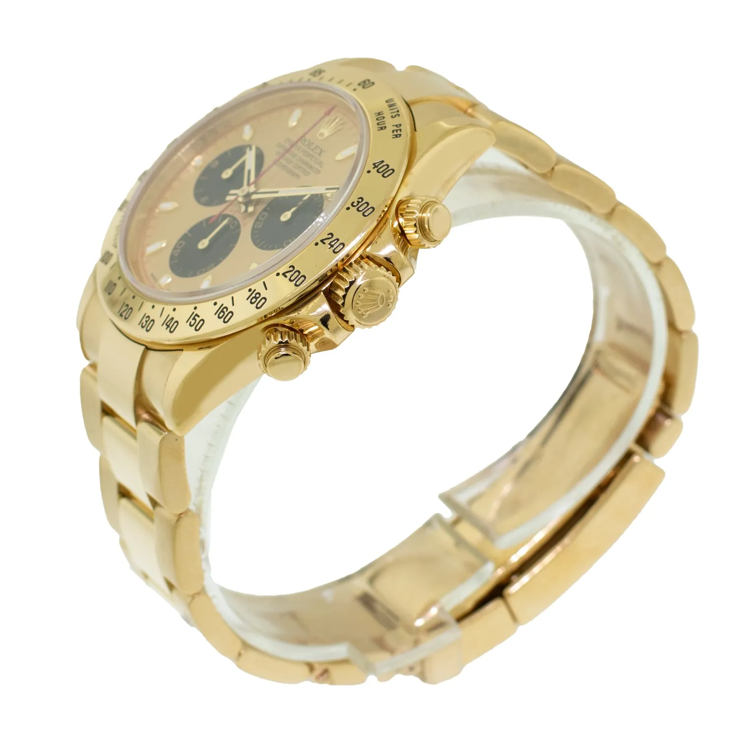 Rolex Daytona 40mm 18K Yellow Gold Champagne Paul Newman Dial & Yellow Gold Bezel 116528