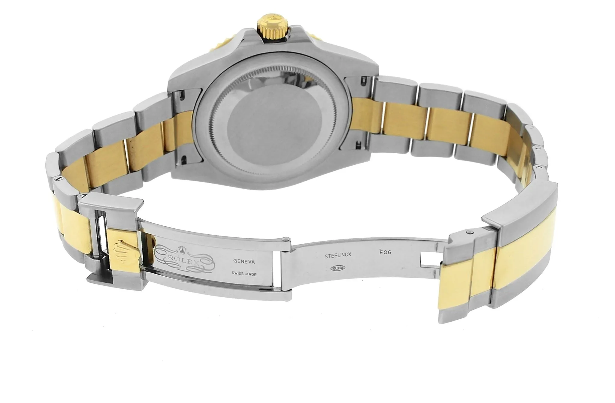 Rolex GMT-Master II Ceramic Black 18K Two-Tone Gold Stainless 40mm Watch 116713