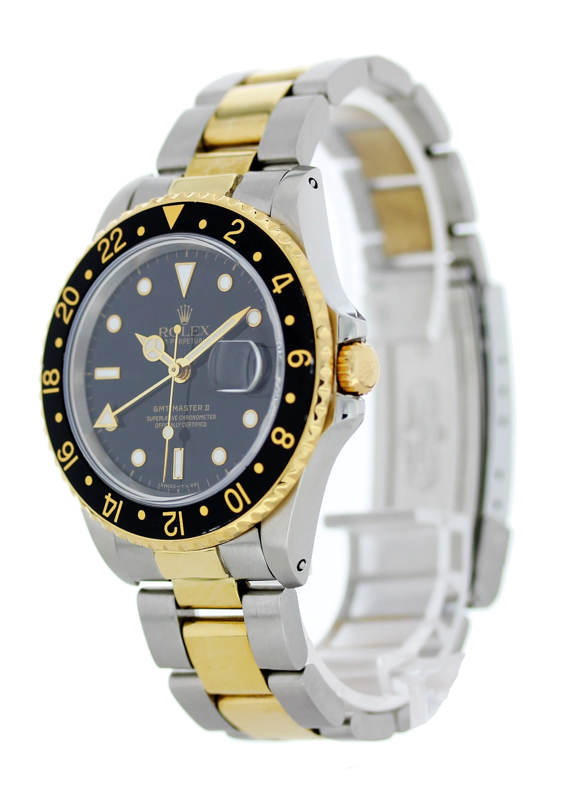 Rolex Oyster Perpetual GMT-Master II 18K 16713 Mens Watch