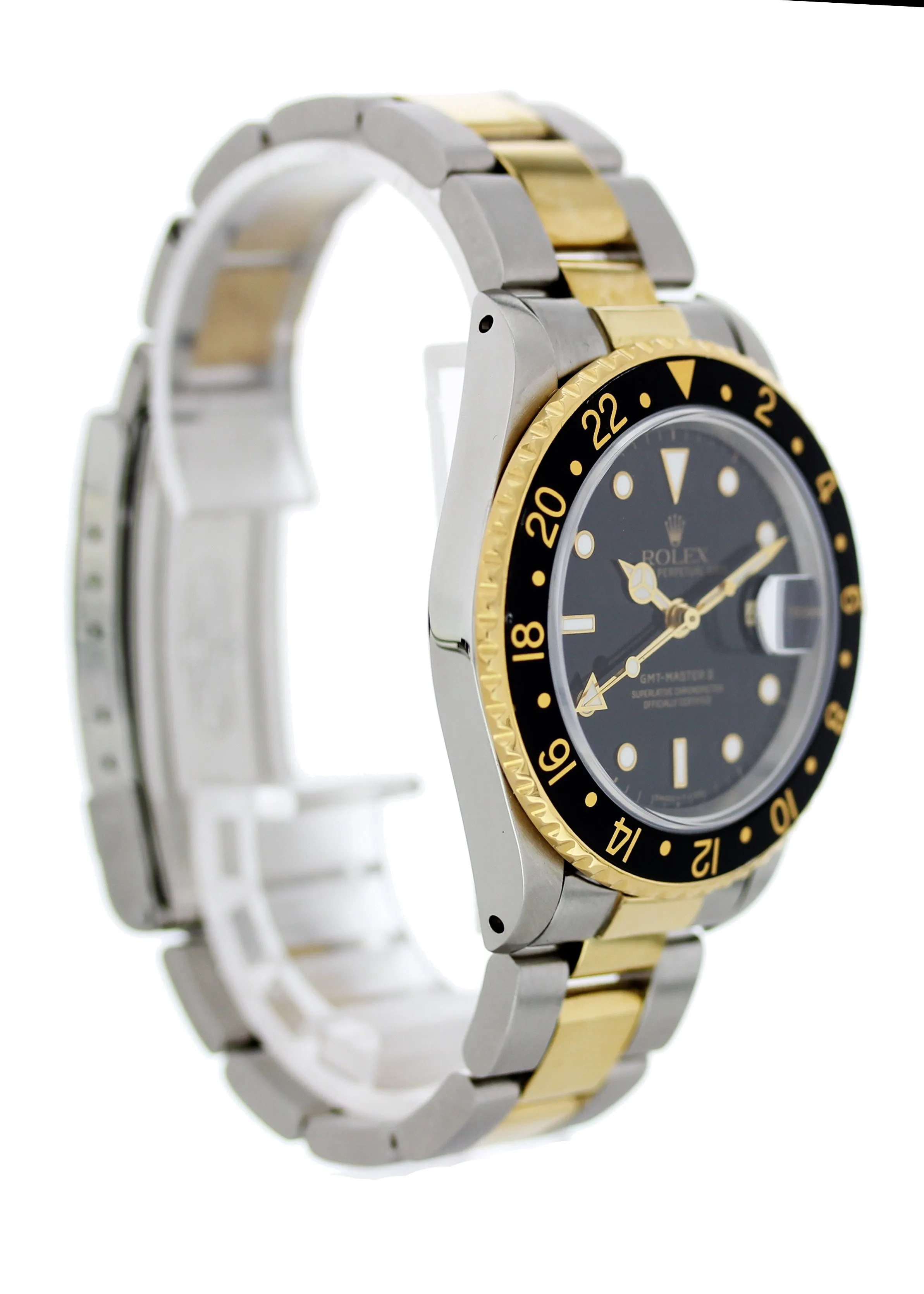 Rolex Oyster Perpetual GMT-Master II 18K 16713 Mens Watch