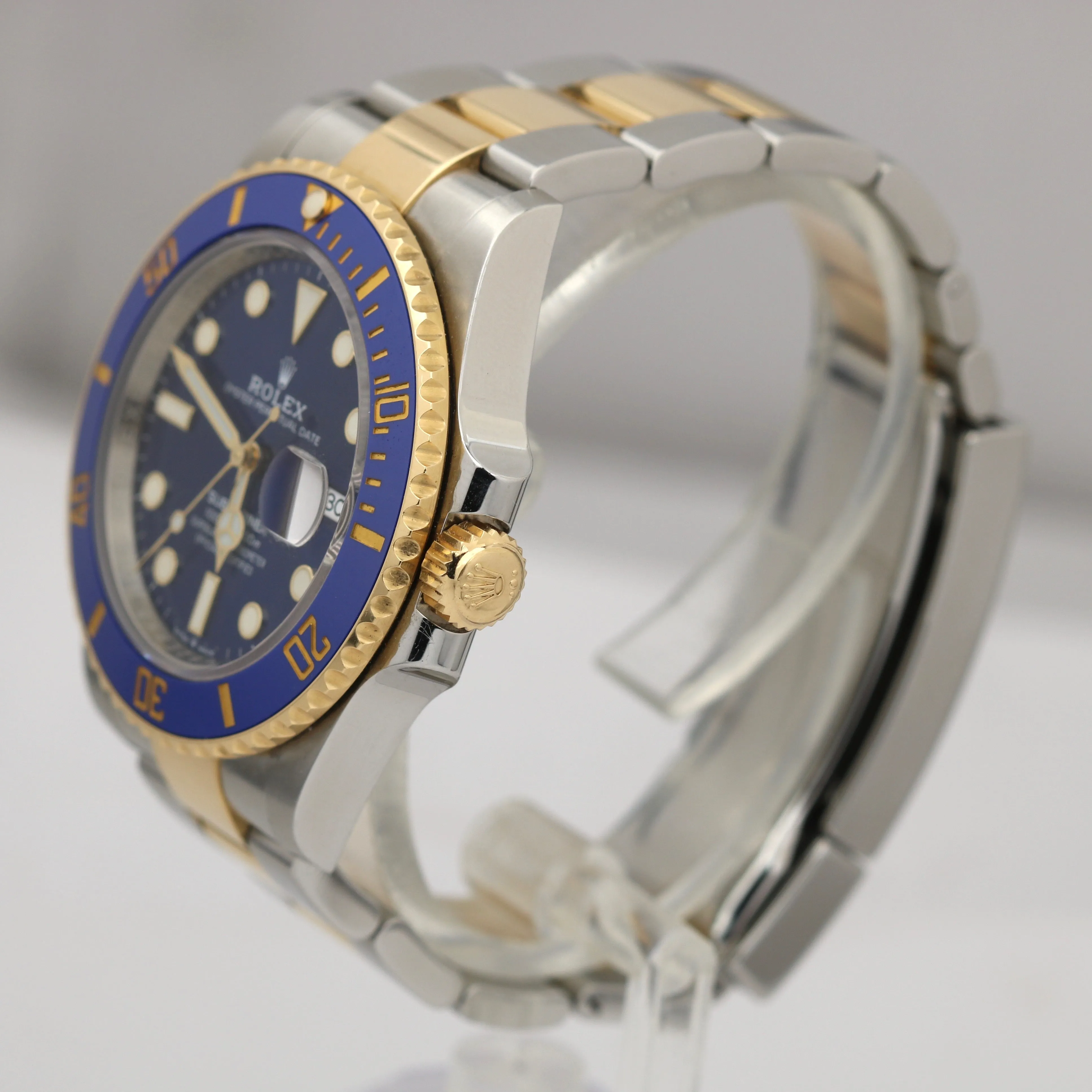Rolex Submariner Bluesy Two-Tone Yellow Gold Blue Steel 126613 LB 41mm Watch