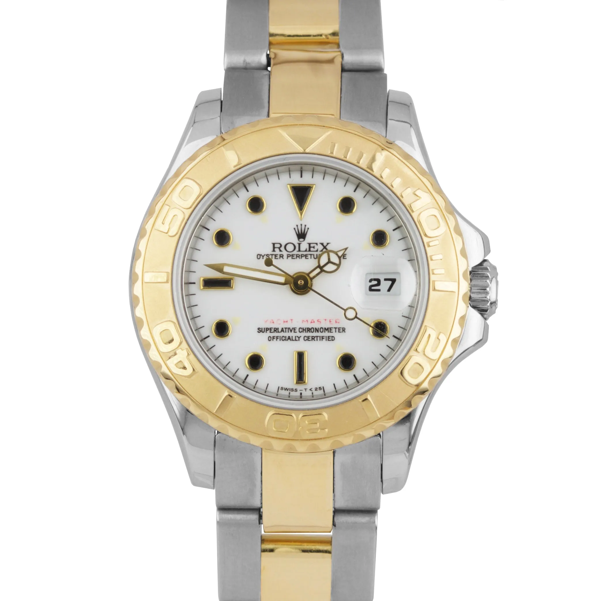 Rolex Yacht-Master 29mm 18K Two-Tone Gold Stainless Steel 169623 Watch 69623