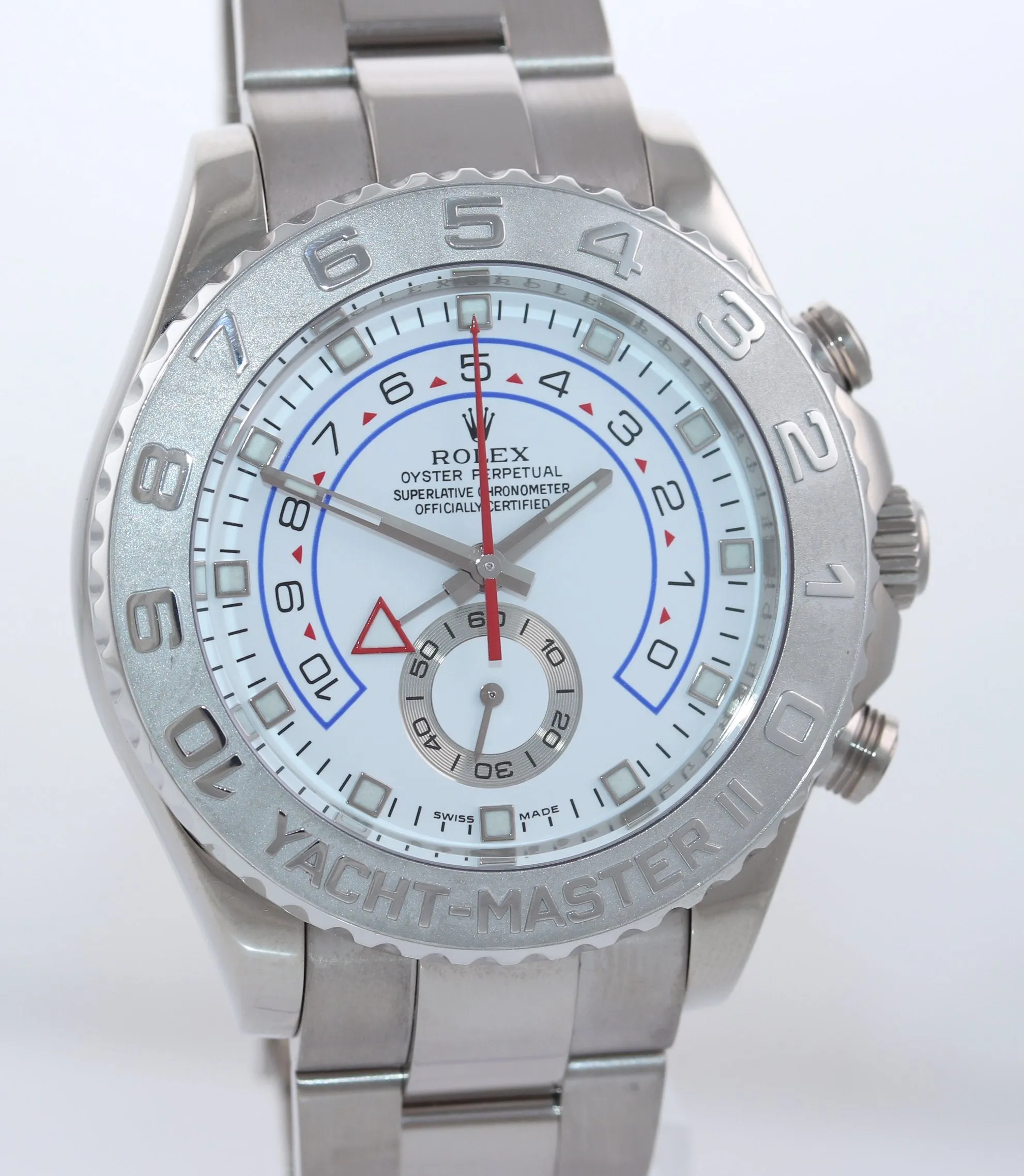 Rolex Yacht-Master II 44mm 18K White Gold 116689 YM 2 Watch Box