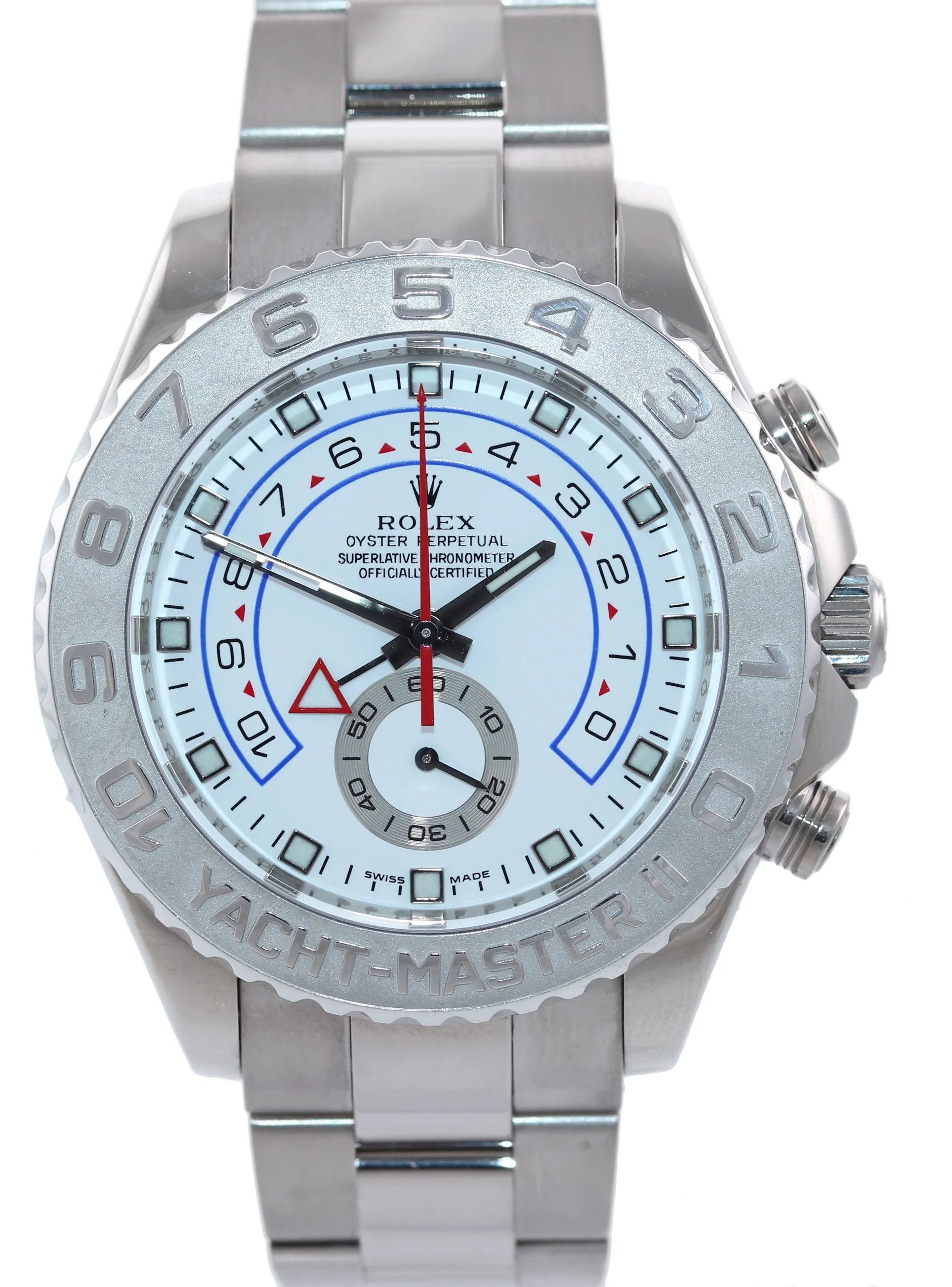 Rolex Yacht-Master II 44mm 18K White Gold 116689 YM 2 Watch Box