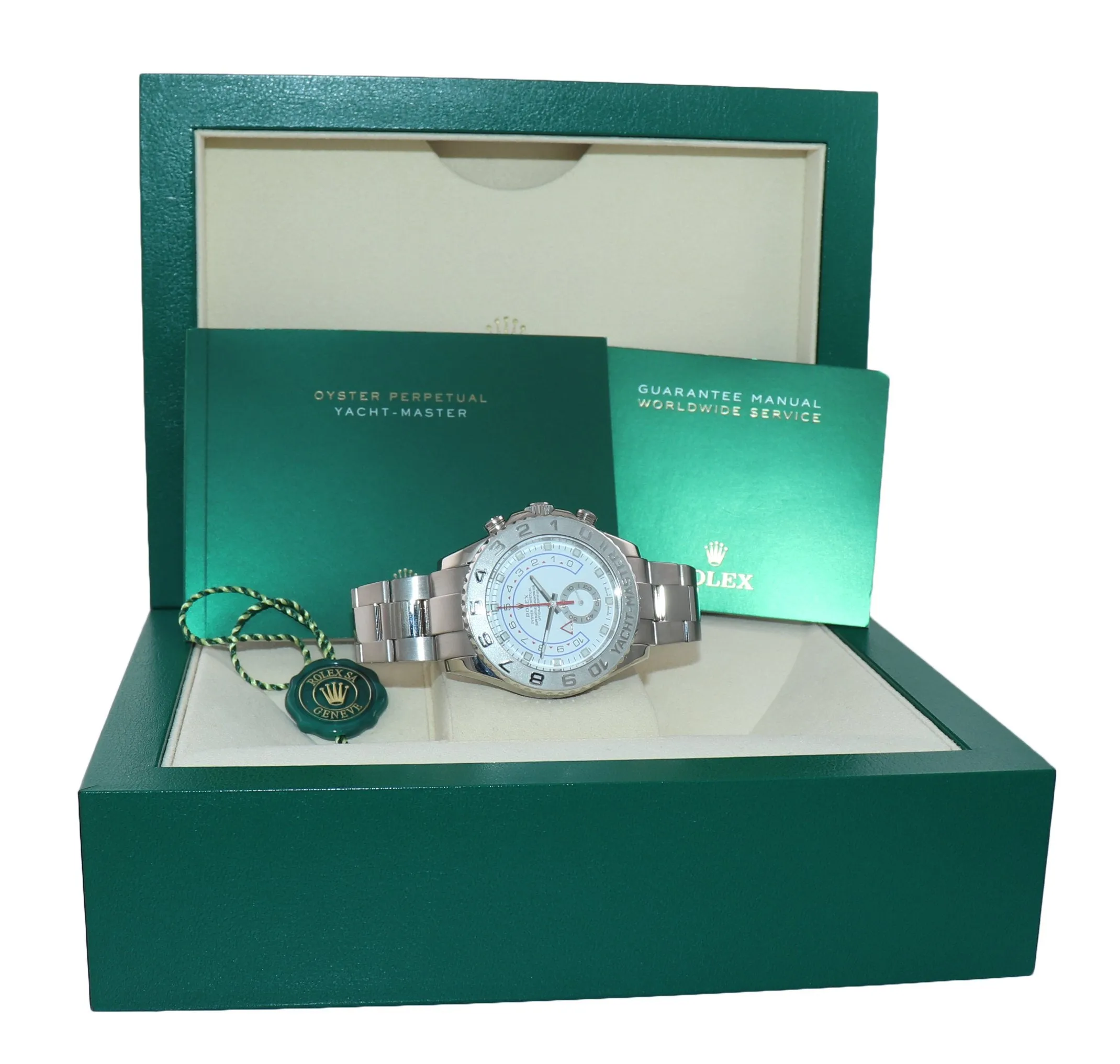 Rolex Yacht-Master II 44mm 18K White Gold 116689 YM 2 Watch Box