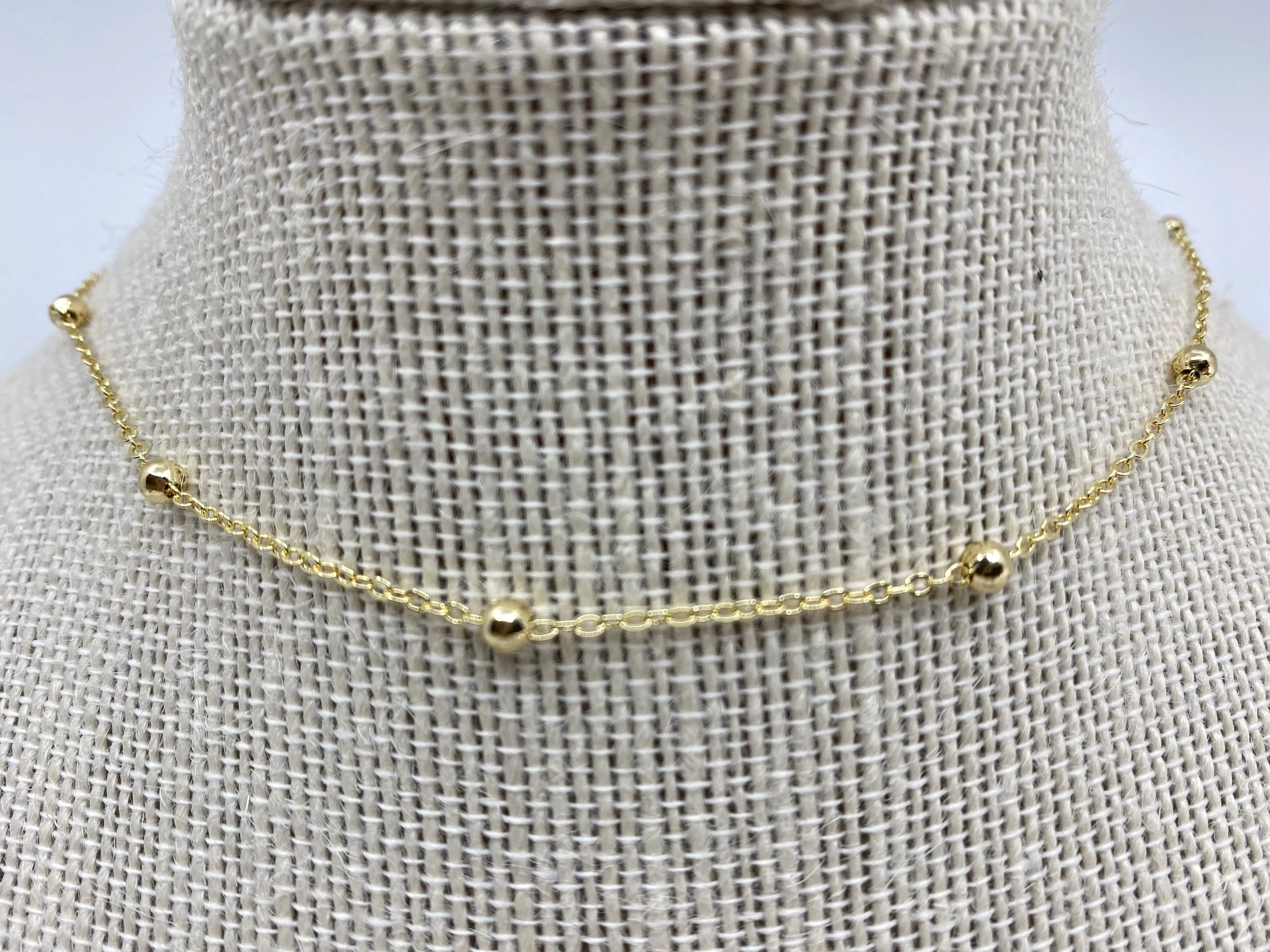 Rosary Ball Necklace