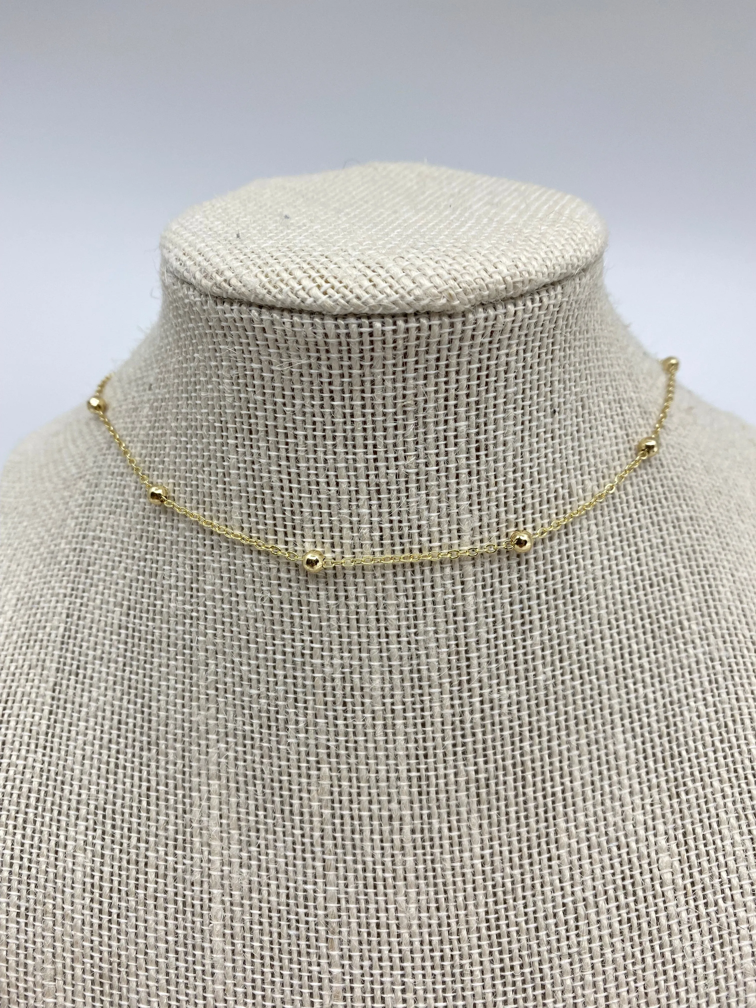 Rosary Ball Necklace