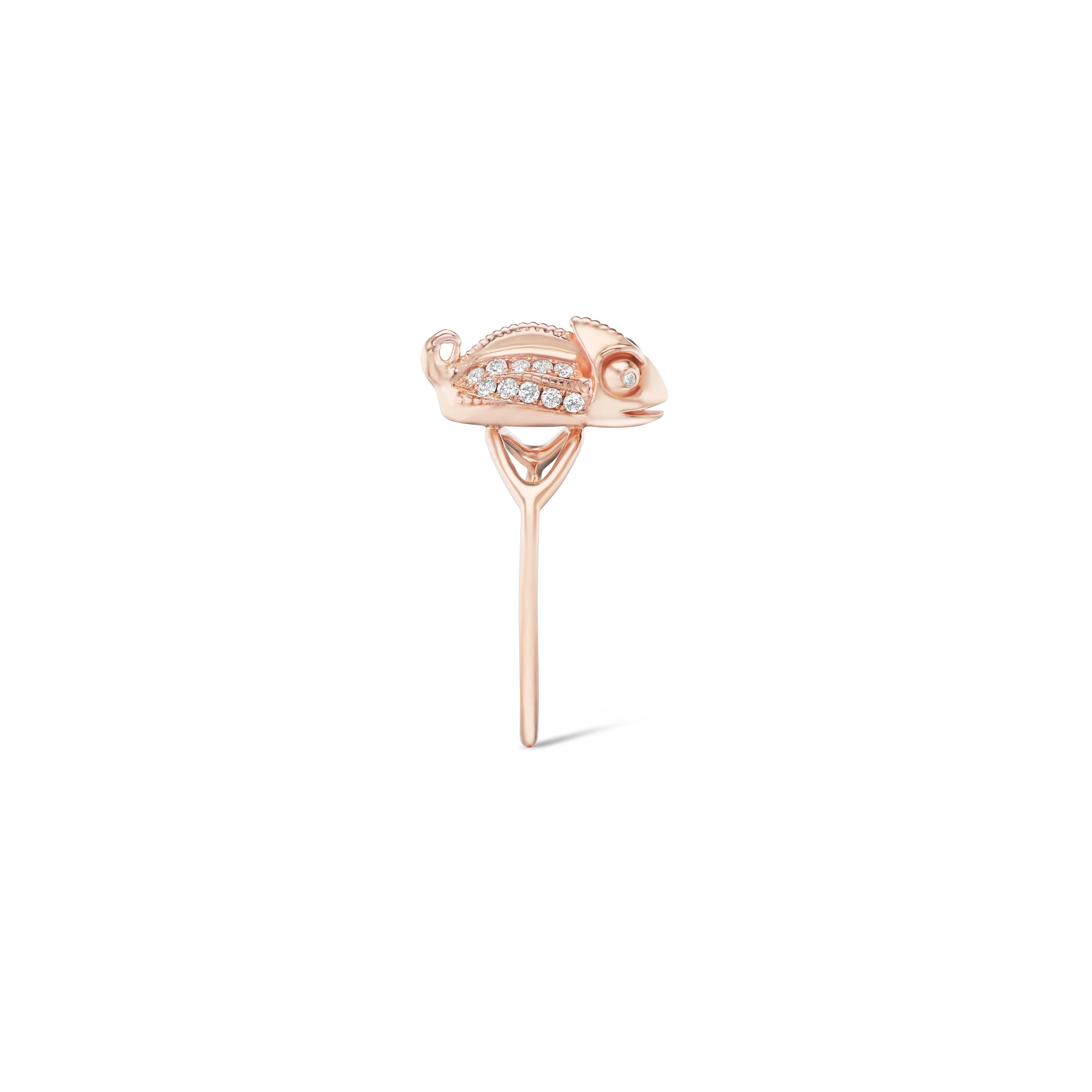 Rose Gold Baby Chameleon Ring