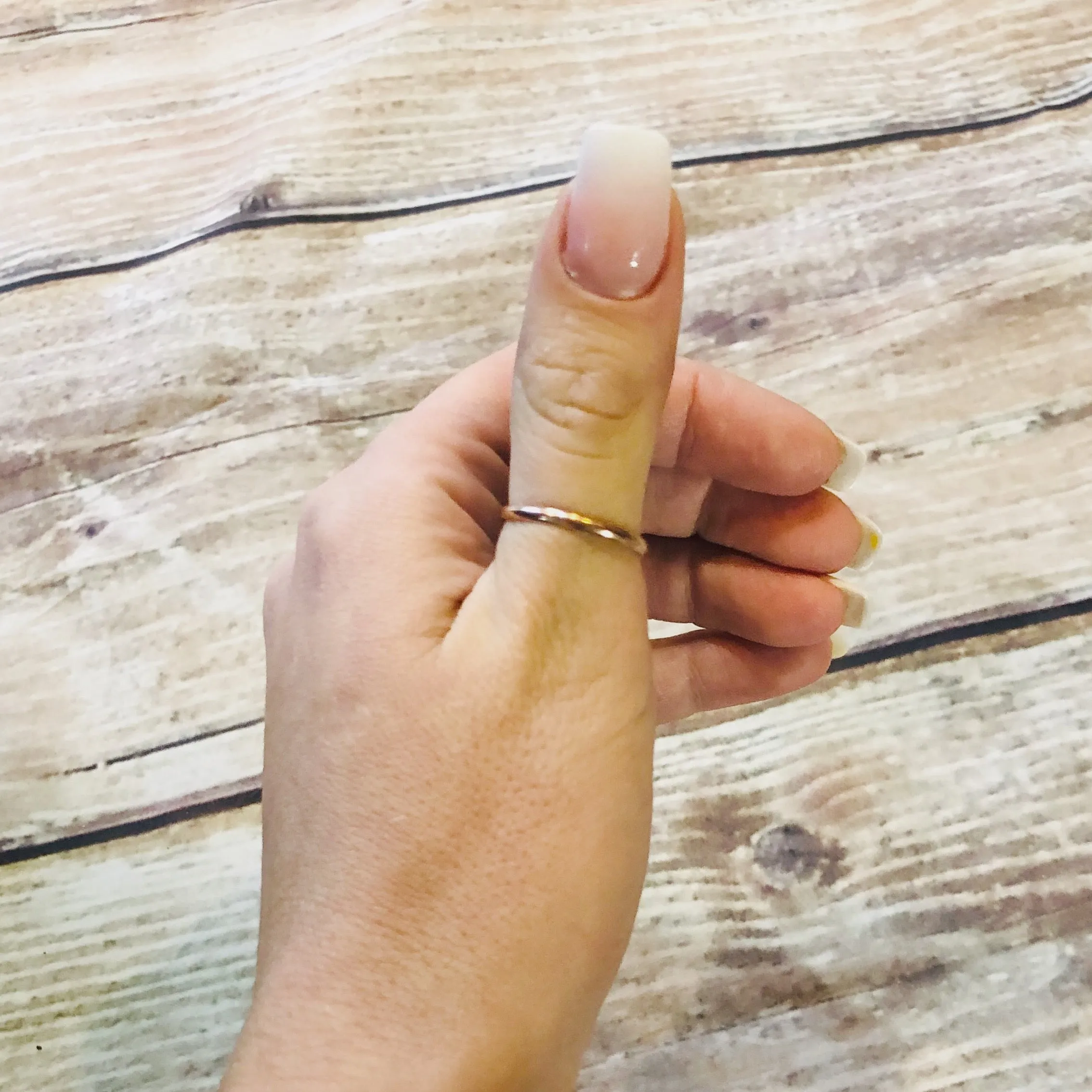Rose Gold Filled plain band Ring - Rose Gold Stacking Ring