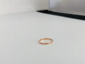 Rose Gold Filled plain band Ring - Rose Gold Stacking Ring