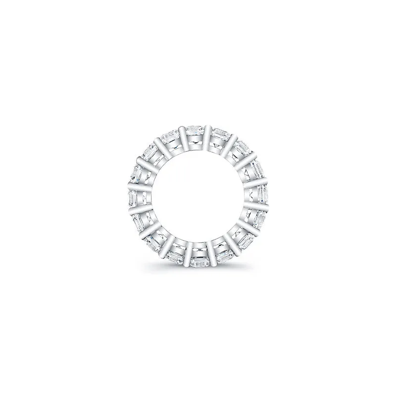Round Brilliant Cut Diamond Eternity Ring - 6.50CTW G/SI1