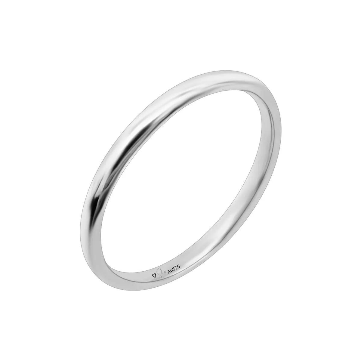 ROUND STACKER RING | 9K