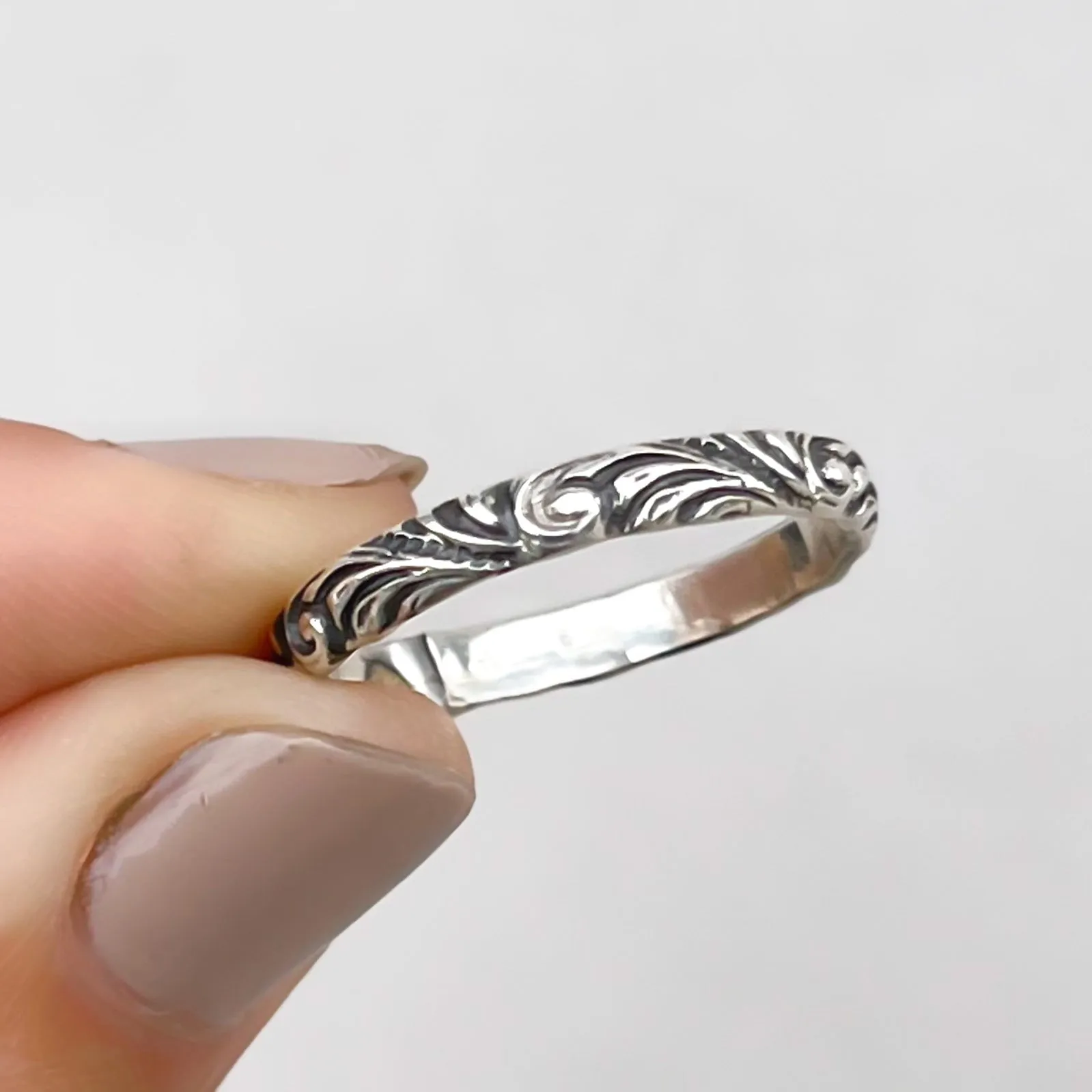 Royston turquoise ring in silver