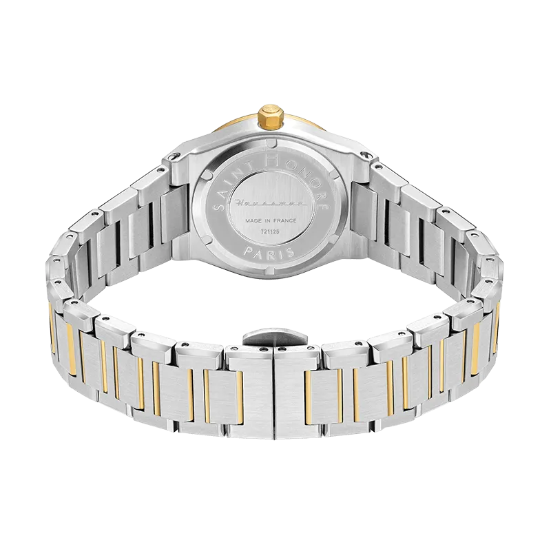 Saint Honore Haussman Women's Champagne MOP Dial Silver Gold Watch