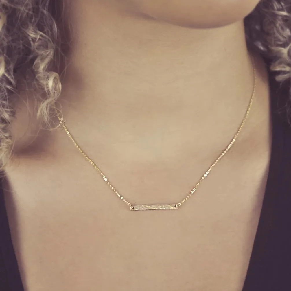 SALE - Thin Bar Necklace