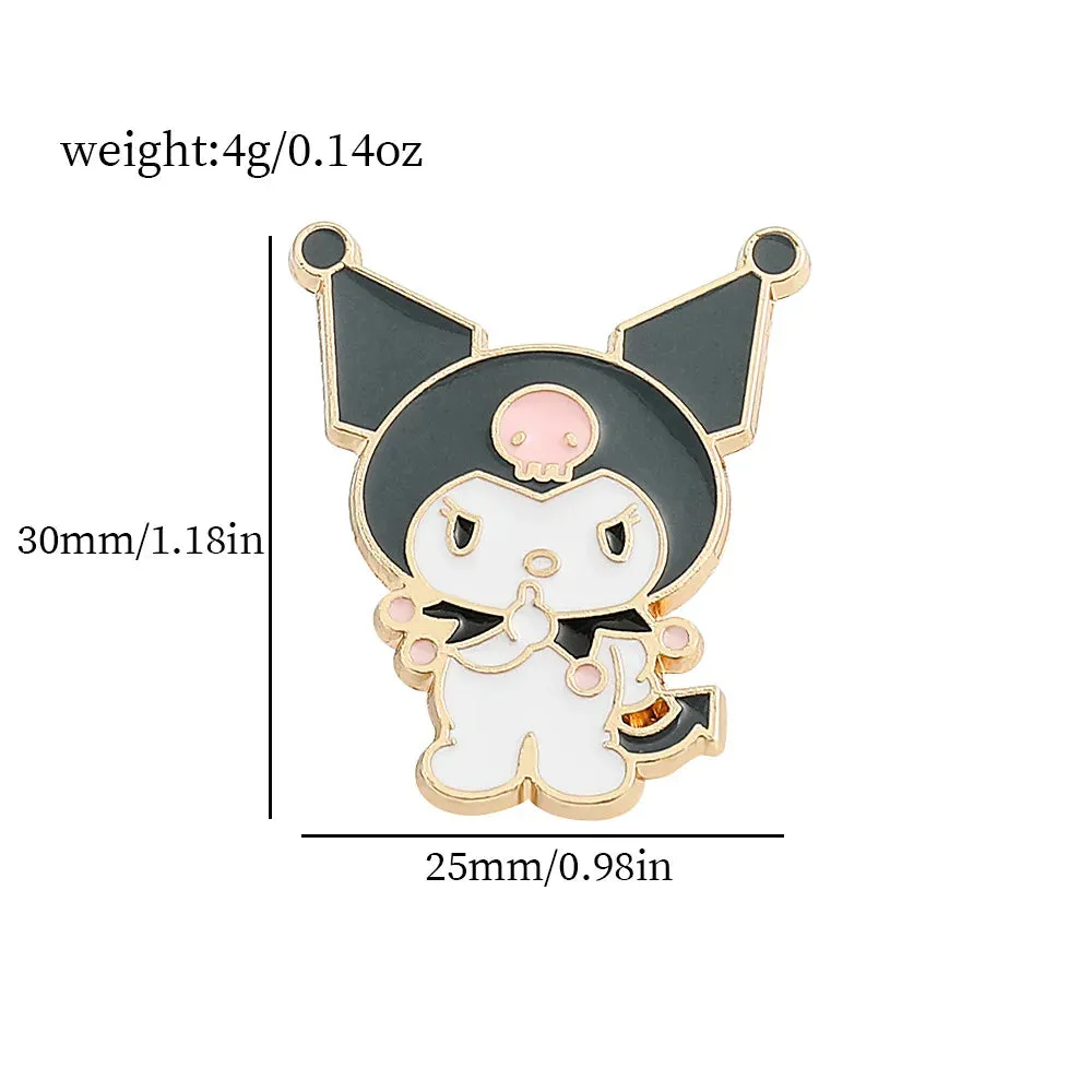 Sanrio Kuromi Brooches