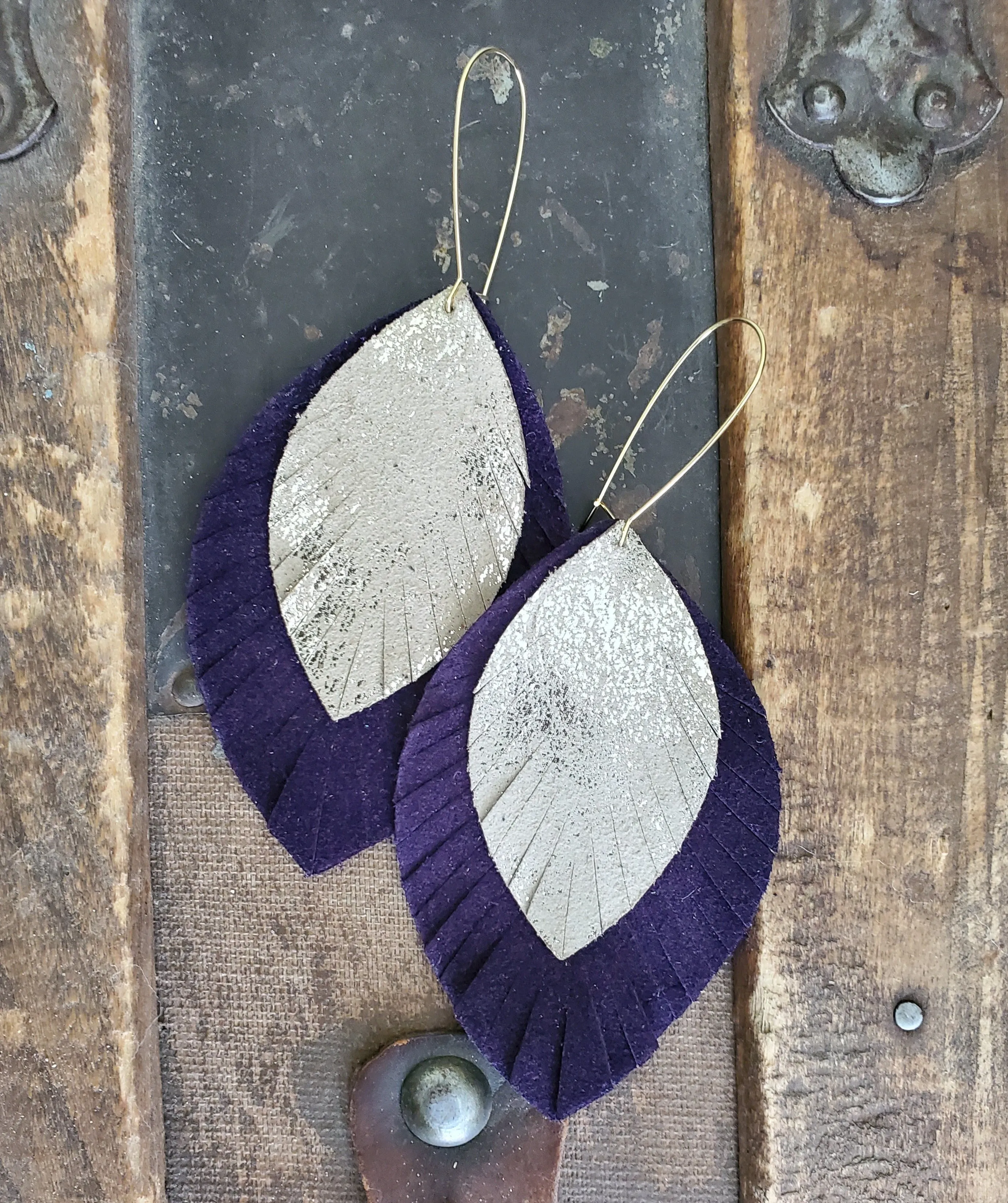 Sarah Suede Statement Earrings (More colors)