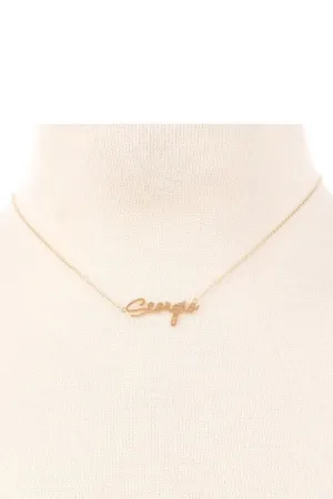 Scorpio Zodiac Necklace