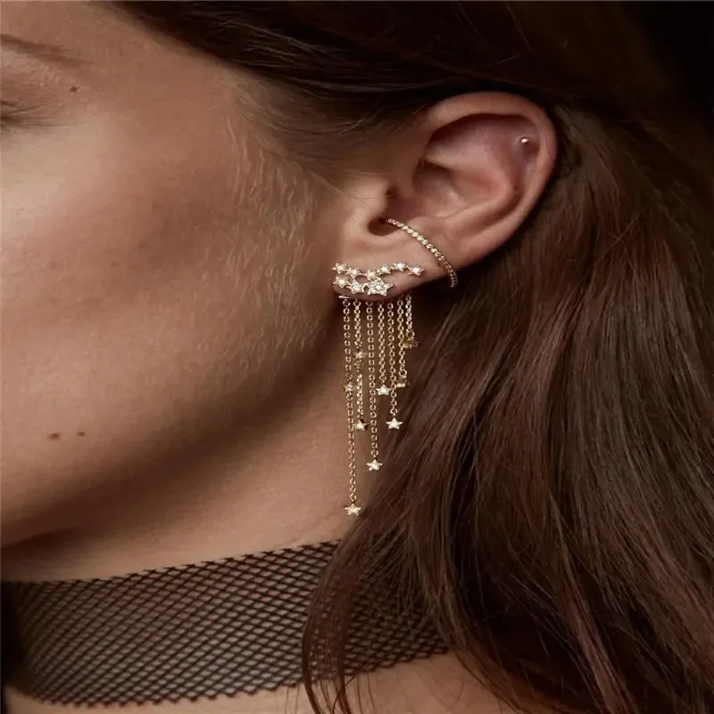 Shooting Star Drop Earrings