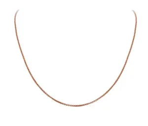 Silver Plated in Rose Gold 20 inch