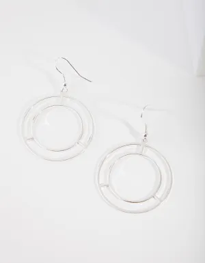 Silver Playschool Window Earrings