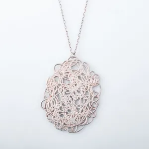 Silver Pressed Spun Pendant