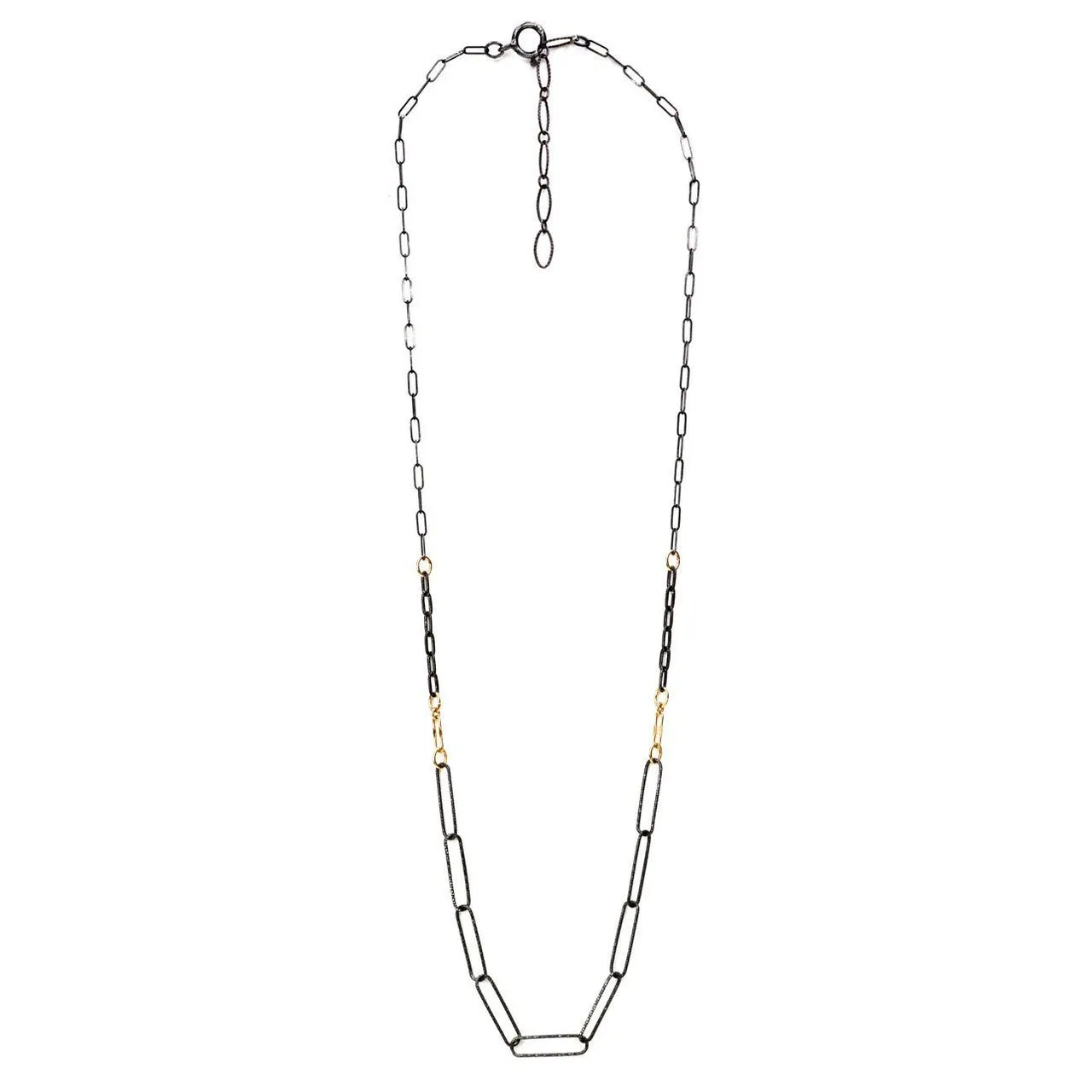 SIMPLE OVAL CHAIN NECKLACE
