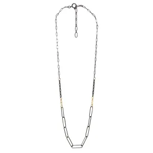 SIMPLE OVAL CHAIN NECKLACE