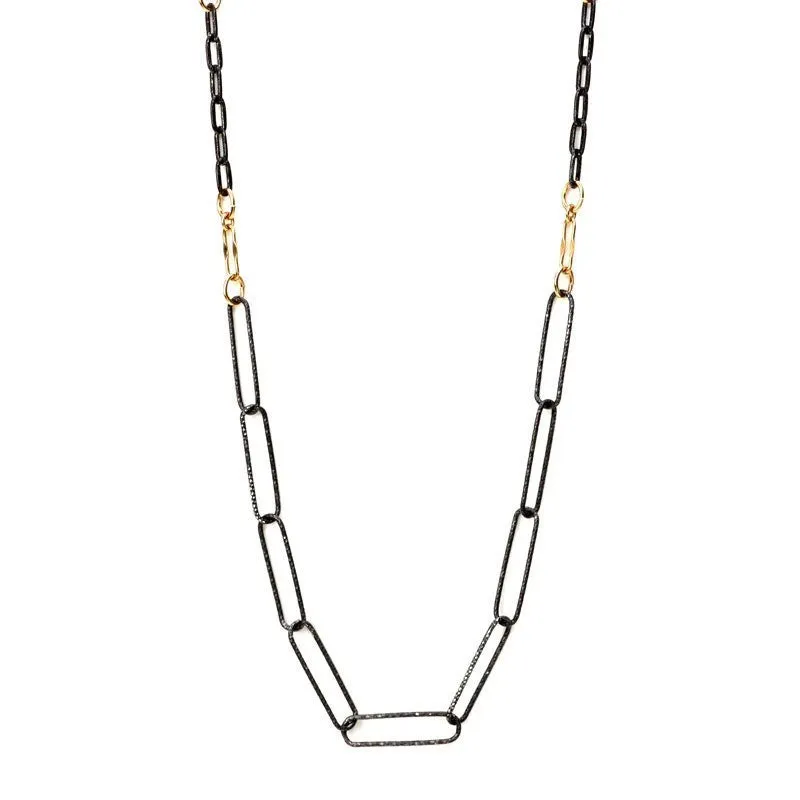 SIMPLE OVAL CHAIN NECKLACE