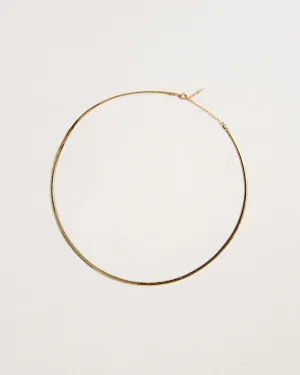Simply Herringbone Chain Necklace