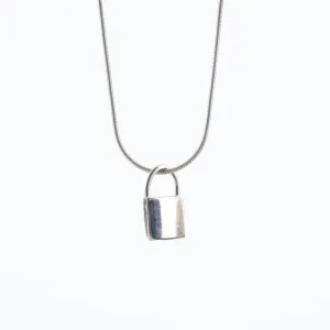 Small Sterling Silver Lock