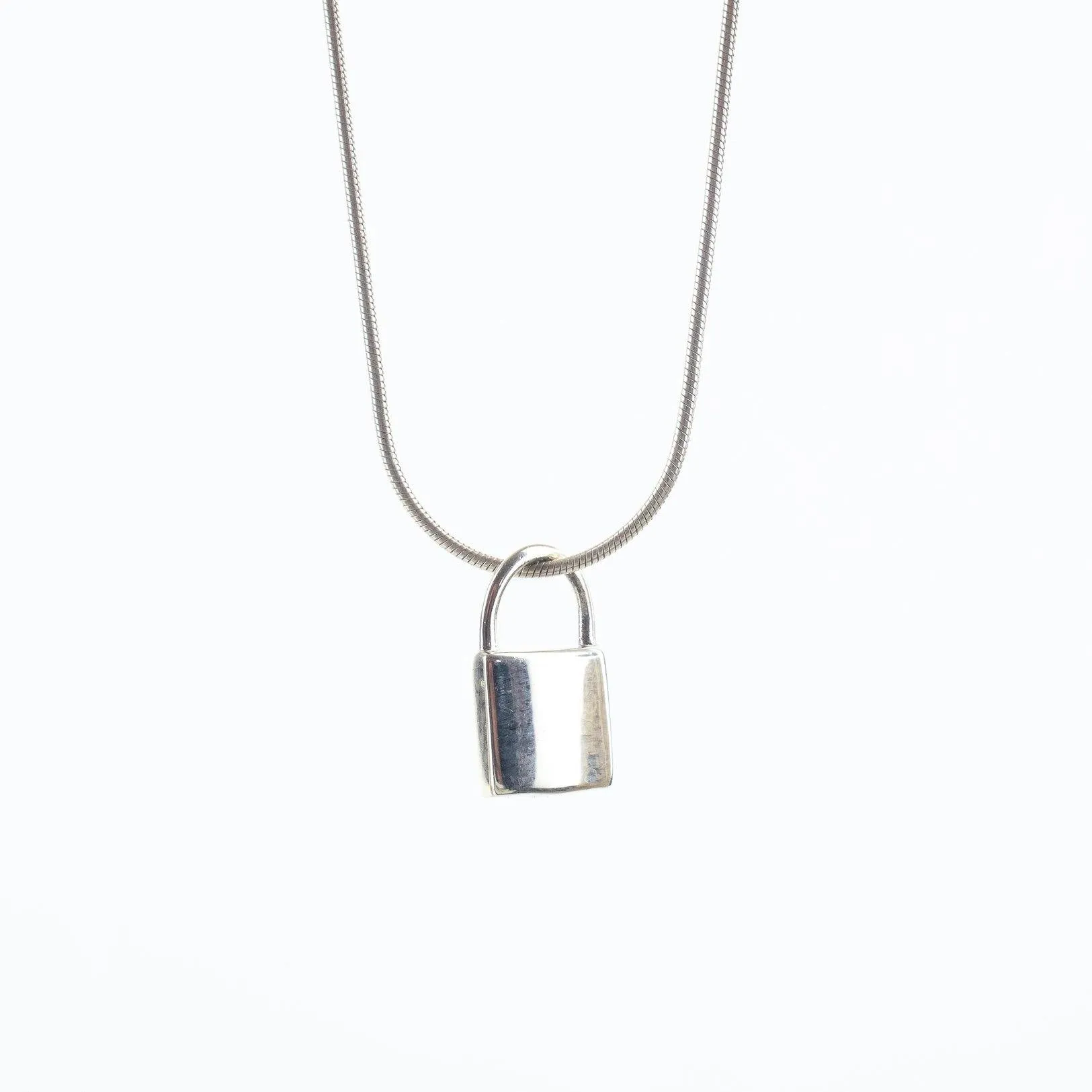 Small Sterling Silver Lock
