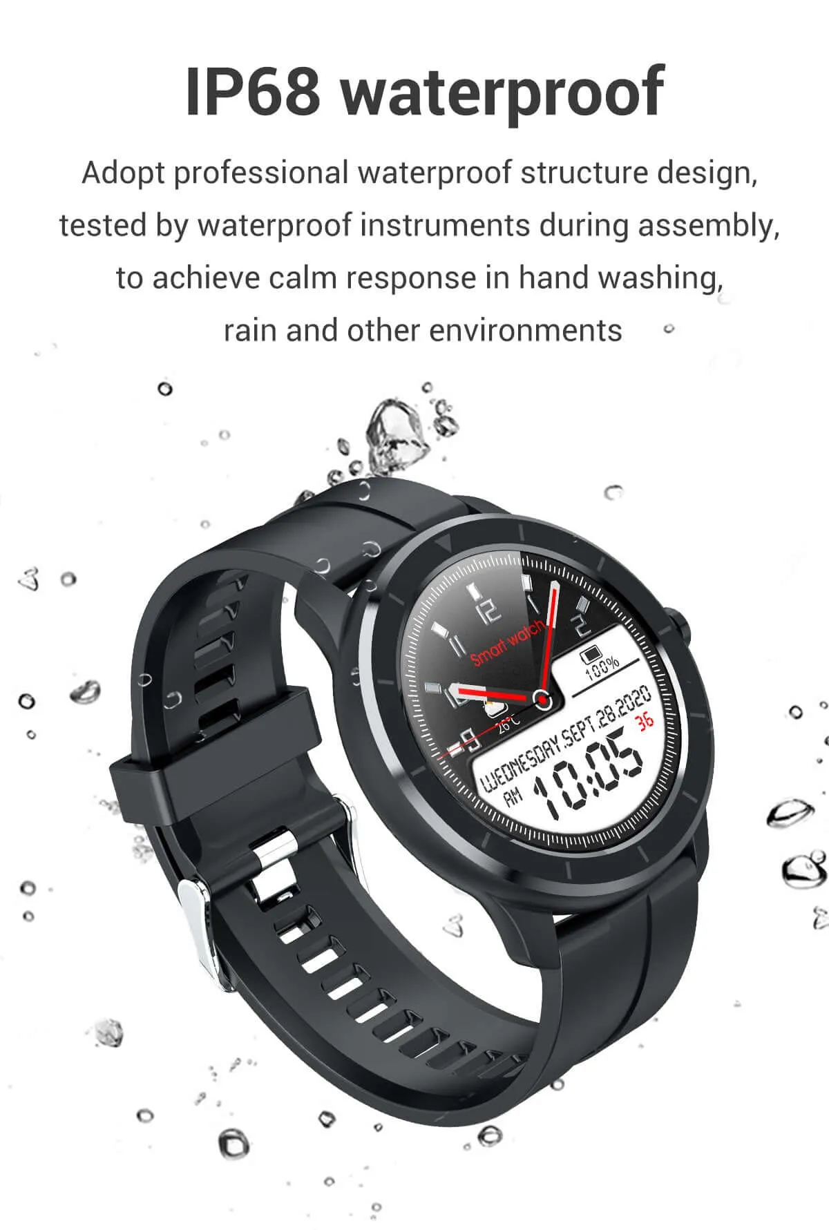 Smart Watch & Fitness Tracker - T6