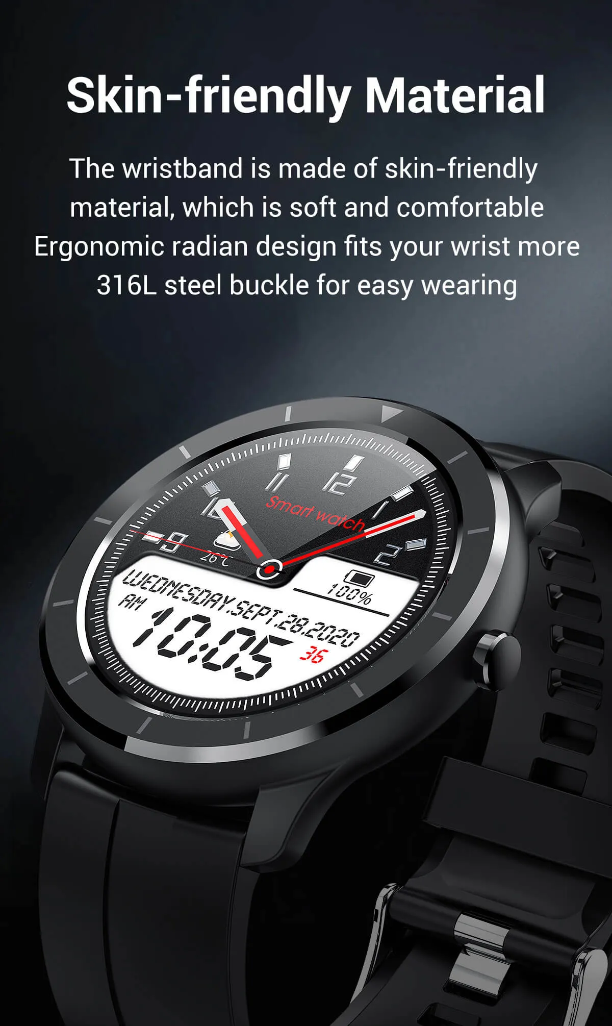 Smart Watch & Fitness Tracker - T6