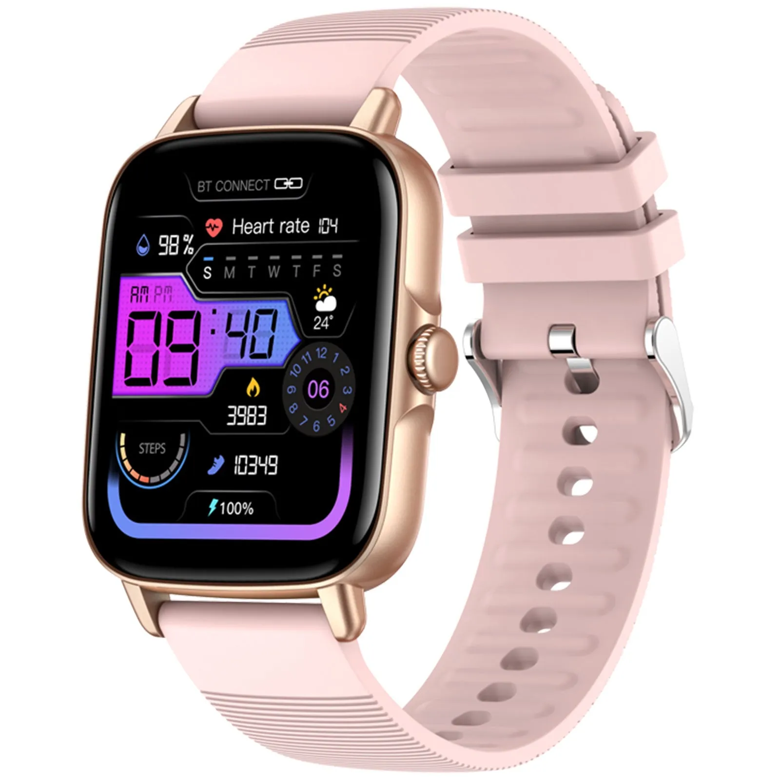 Smart Watch for Men Women 1.69" HD Bluetooth Phone Watch(Make/Answer Call) for iPhone Android IP67 Waterproof Fitness Watch with Heart Rate Sleep Monitor Activity Tracker with Pedometer