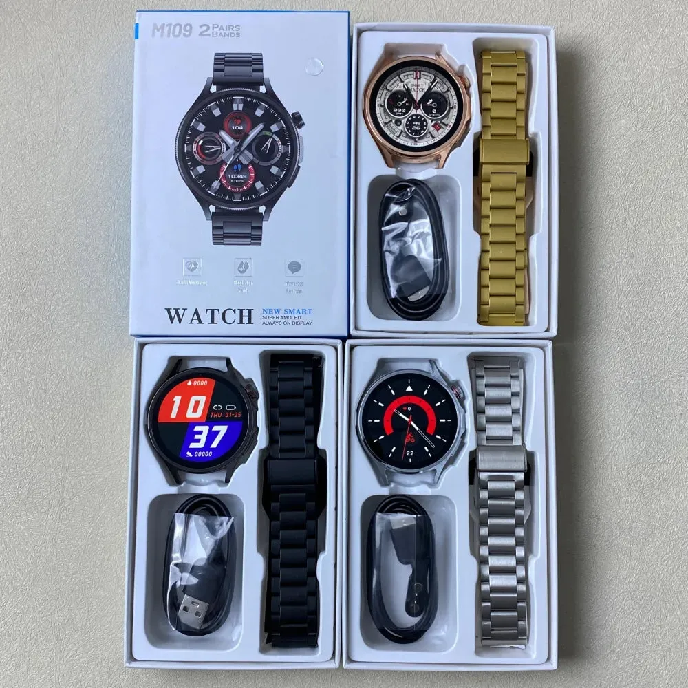 Smart Watch M109 1.52 Inch Round Smart Band Waterproof FITPRO BT Call Fitness Sleep Heart Rate Monitoring