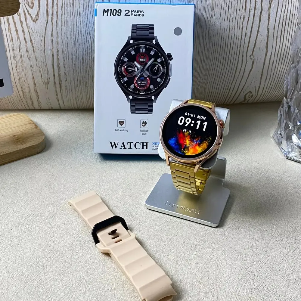 Smart Watch M109 1.52 Inch Round Smart Band Waterproof FITPRO BT Call Fitness Sleep Heart Rate Monitoring